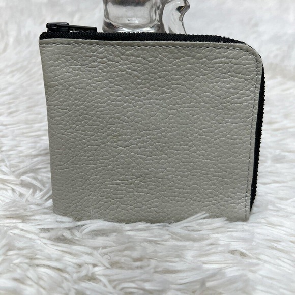 AMPERSAND AS APOSTROPHE HALF-ZIP WALLET STONE GRAY - Picture 1 of 4